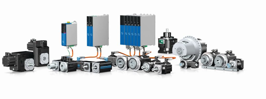 The STOBER range includes drive controllers, geared motors, One Cable Solution – meaning the user gets everything from a single source.