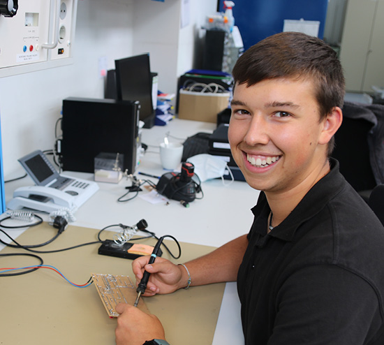 Electronics technician apprenticeship in Pforzheim at STOBER