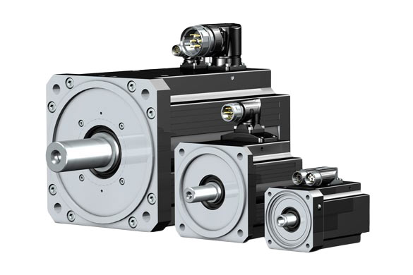 STOBER synchronous servo motors with a high power density.