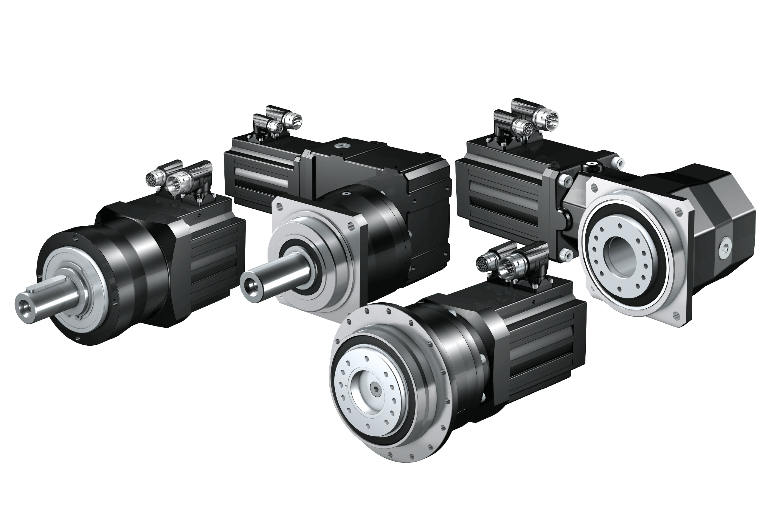 Dynamic planetary geared motor for shifting units