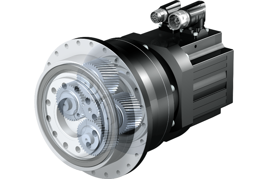 Image 1: PHQEZ series: A geared motor that in particular has an impressively innovative 4-planet system. 