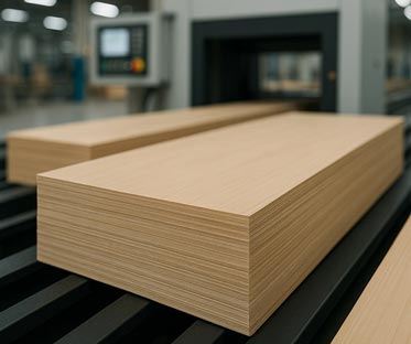 Bei komplexen Bearbeitungsmaschinen für Holzplatten spielen Sicherheitsfunktionen eine zentrale Rolle.