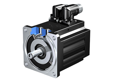 Synchronous servo motor with water cooling