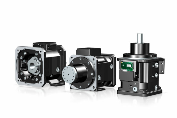 STOBER Two-speed gearboxes, featuring an impressive loss-optimized direct gear and a high-precision, helical planetary gear unit. 